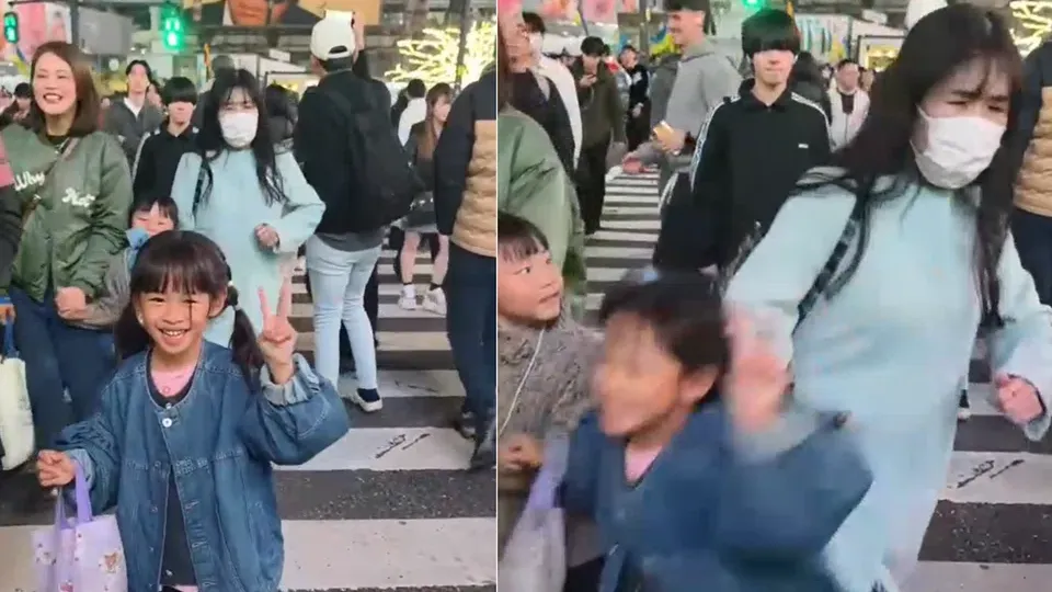 Clip of girl shoved at Tokyo’s Shibuya Crossing goes viral, sparks outrage online