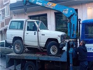 جمعآوري خودروهاي اسقاطي از معابر منطقه يک با مطالبه شهروندان