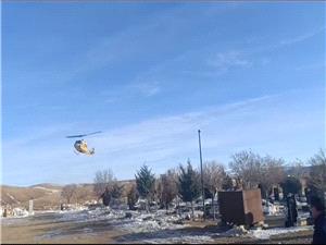 اعزام موفقيتآميز بالگرد اورژانس براي نجات دو مادر باردار در منطقه آلاکين چاراويماق