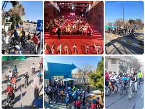 برگزاري همايش بزرگ دوچرخهسواري پدر و پسر به مناسبت دهه فجر در منطقه 20