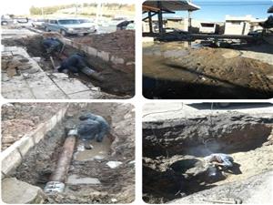 سرپرست آب و فاضلاب شهرستان کرمانشاه:سه نقطه از شبکه آب کرمانشاه بدون ايجاد قطعي تعمير شد