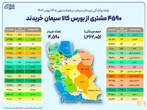 4 هزار و 590 خريدار در بستر بورس کالا سيمان خريدند