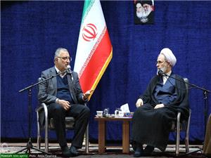 تقدير آيت الله اعرافي از شهردار تهران / مجاهدت جنابعالي و همکارانتان بعد از جنگ 12 روزه تبديل به الگو شد