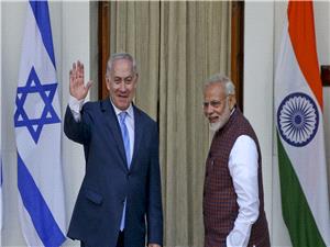 إسرائیل والهند توقعان 16 اتفاقیه تعاون