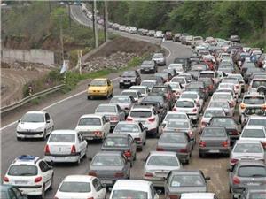 ترافیک نیمهسنگین در 5 مسیر پرتردد