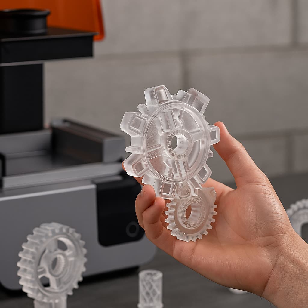 خدمات پرینت سهبعدی شفاف در آراد دیزاین