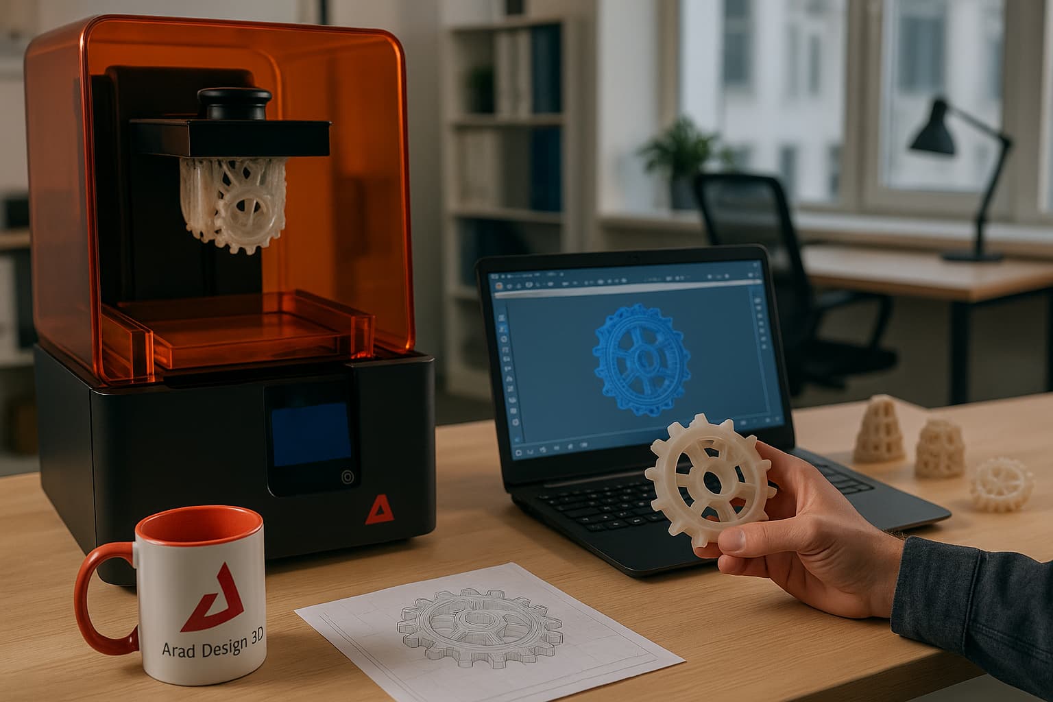 خدمات پرینت رزینی و طراحی صنعتی در اصفهان