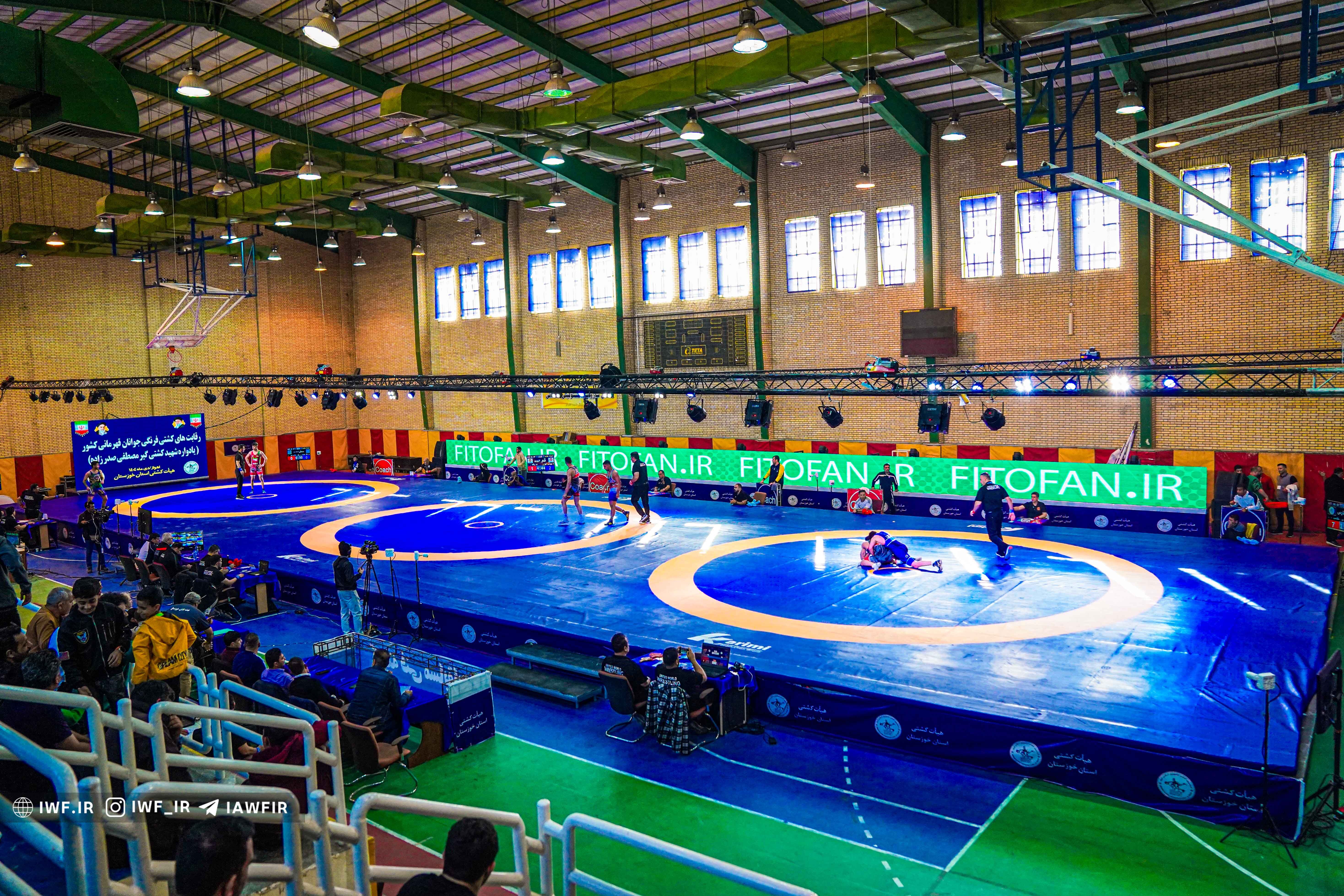 کشتي فرنگي جوانان قهرماني کشور؛ خوزستان قهرمان شد